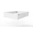 Juniper 24" Solid Surface Wall Mount Modern Minimalist Bathroom Sink and LED Mirror Set-82218251