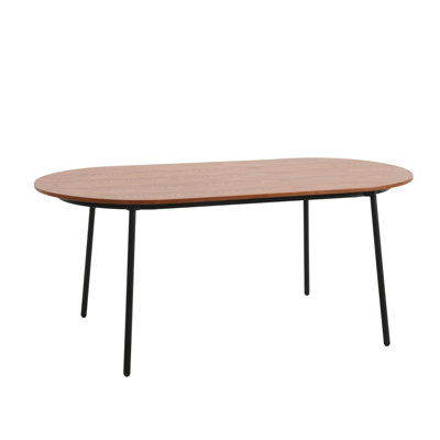 Oatley Oval Metal Base Dining Table