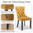 7 Pieces Modern Farmhouse Rectangle Dining Set with Mid-century High-end Tufted Dining Chair Set for 6-1577491796-1577491802-1577491803