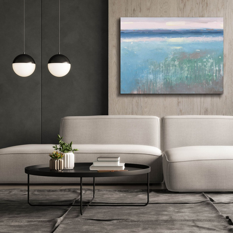 Highland Dunes 'Seascape 1' by James Wiens Canvas Wall Art, H 40 po x l 54 po