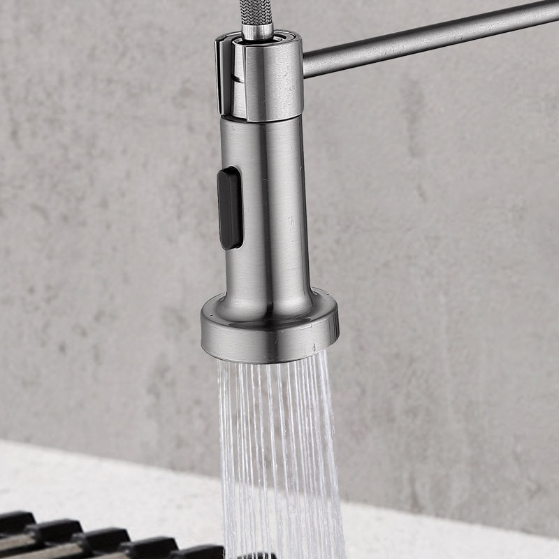 Single Handle  Pull Down Sprayer Kitchen Faucet