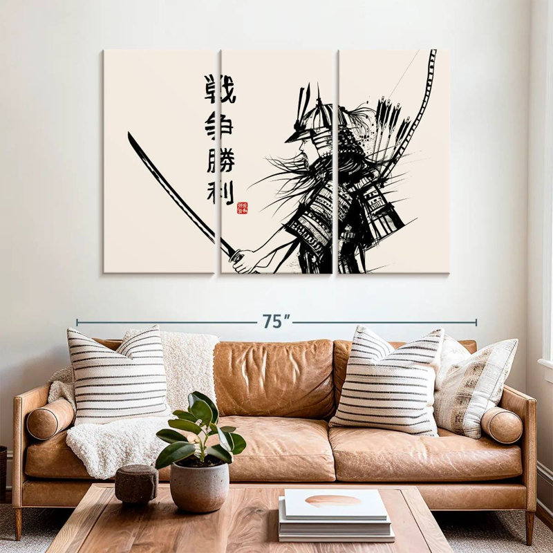 Leisha Samurai Devotion, 42" H x 65" W