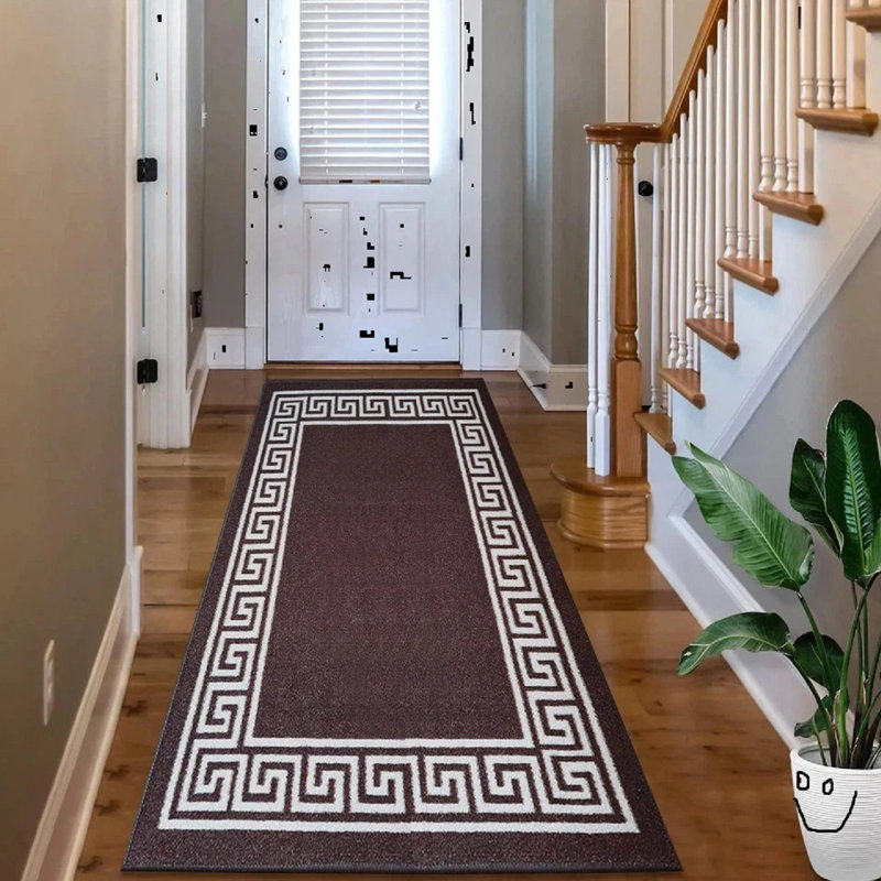 Runner Geometric Area Rug, Runner 66 x 220 cm