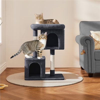 Tour pour chat en peluche avec poteaux à griffer