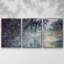 Ensemble de 3 pièces encadrées sur toile Monet-1838332653-1838332652