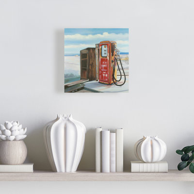 Old Gas Pump Print On Canvas