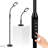 56'' Black LED Task Floor Lamp