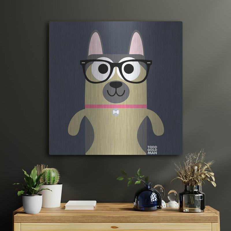«Bow Wow German Shepherd» par Todd Art, H 24 po x l 24 po