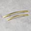 Brushed Brass Slim Bow Handles-126282172