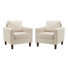 Cephisus Modern Upholstered Club Chair Set Of 2