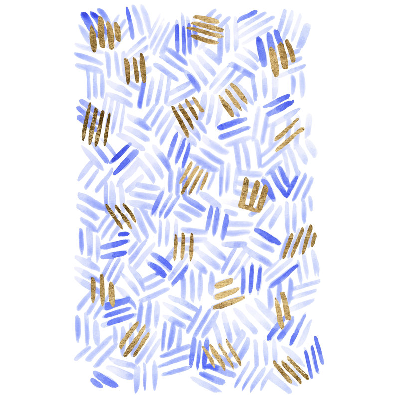 Scratch II by Emma Scarvey - Wrapped Canvas Painting, 46cm H x 30cm W