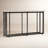 Hathaway 57.13'' Stone Top Console Table