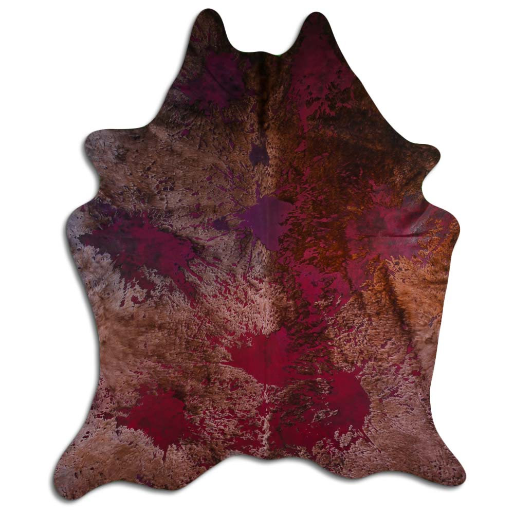 Foundry Select ACID WASHED HAIR ON Cowhide RUG DISTRESSED COLORFUL 3 ...