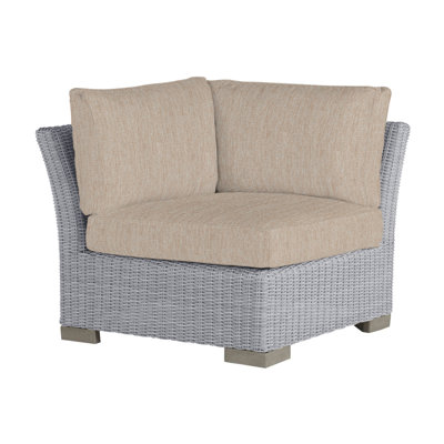Club Woven Patio Lounge Chair with Cushions