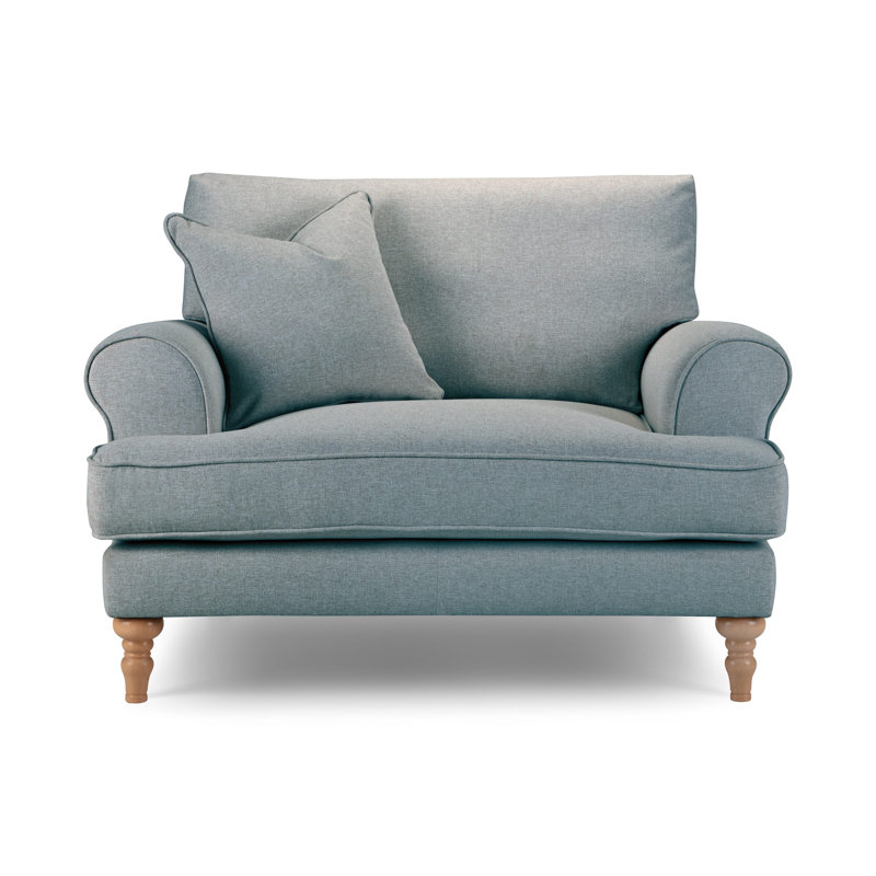 Adama Upholstered Accent Chairs, Blue