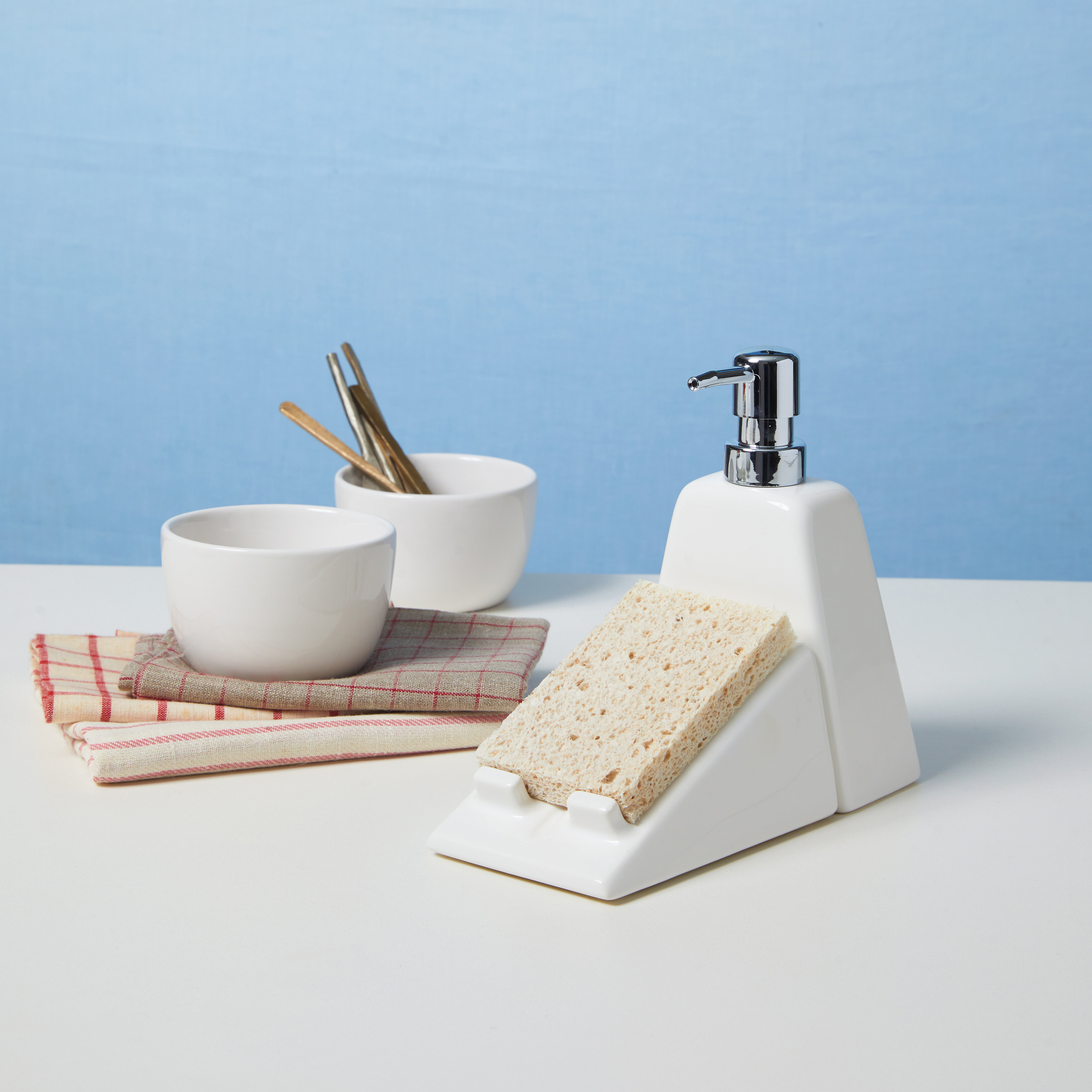 Sponge And Brush Holder Ceramic – scarlettwares