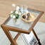 Petite table basse en rotin avec rangement