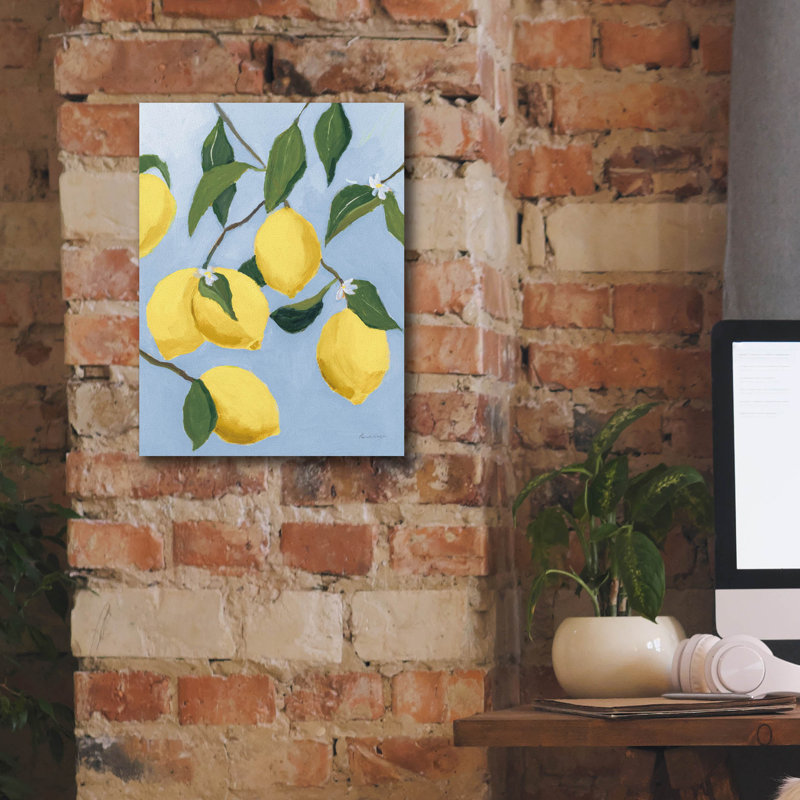Toile épique «Lemon Tree Light» par Pamela Munger, H 16 po x l 12 po x P 0,75 po
