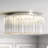 LED Crystal Drum Flush Mount