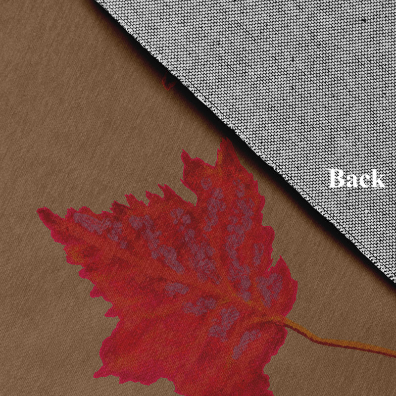 Tapis en chenille à motif de feuilles dansantes CRFN338BR4, Rectangle 2 pi x 3 pi
