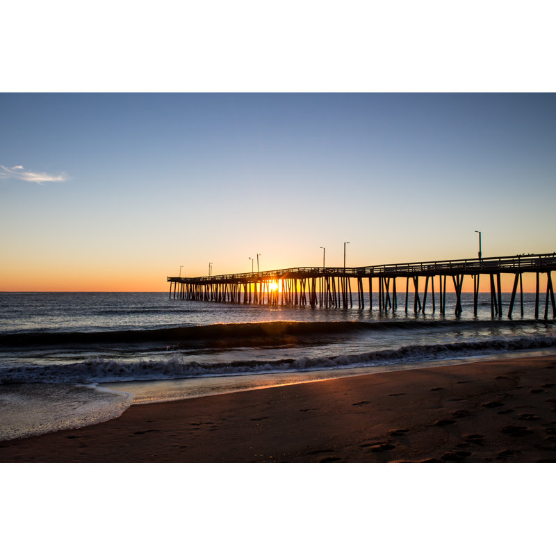 Virginia Beach - Photographie sur toile tendue, L 12 po x H 8 po