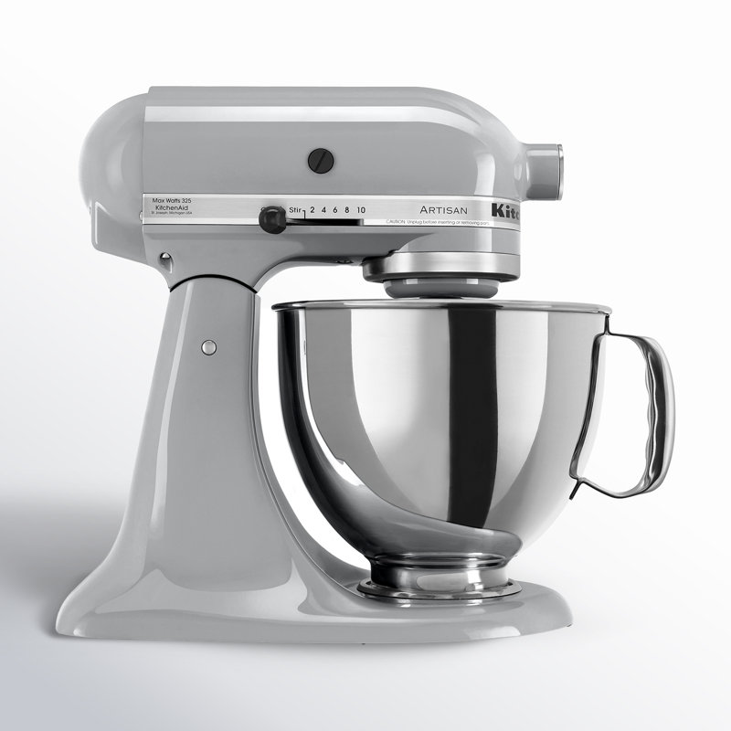 KitchenAid® Artisan® Series 5 Quart Tilt-Head Stand Mixer, Metallic Chrome