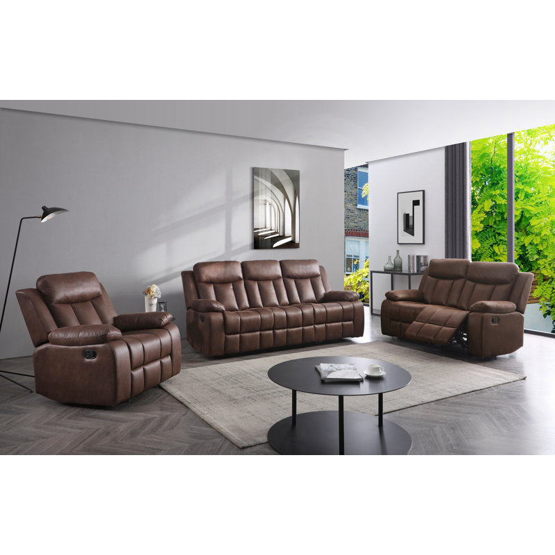 Ensemble de salon inclinable 3 pièces
