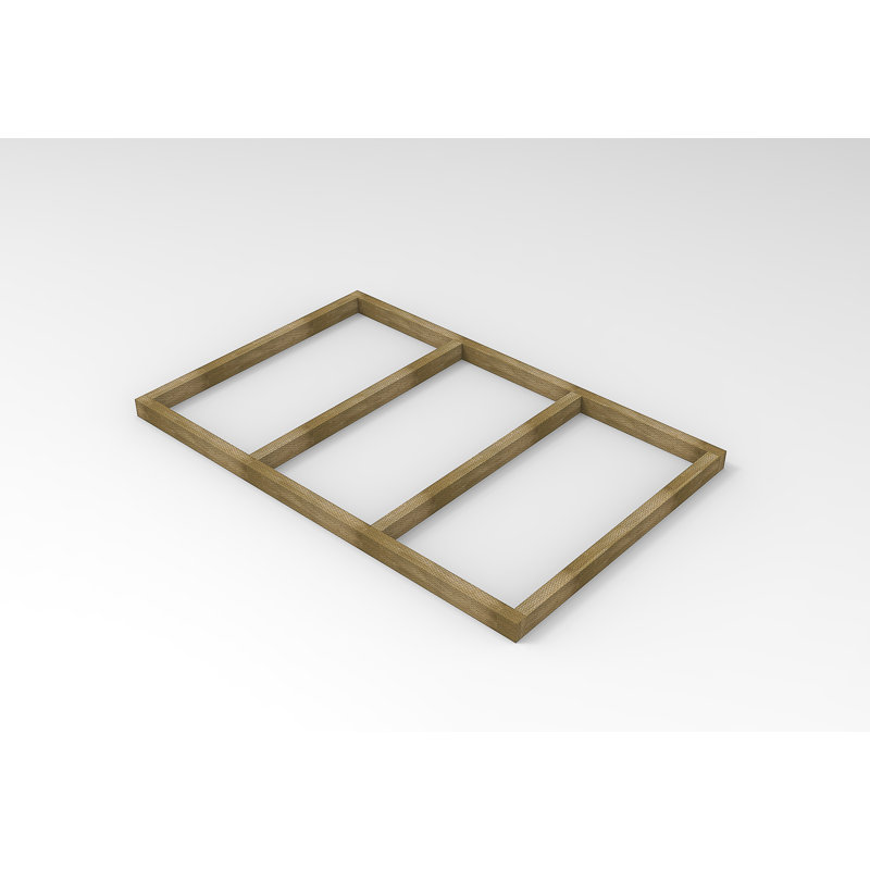 Shed Base Pressure Treated, 7.5cm H x 182.6cm W x 118cm D