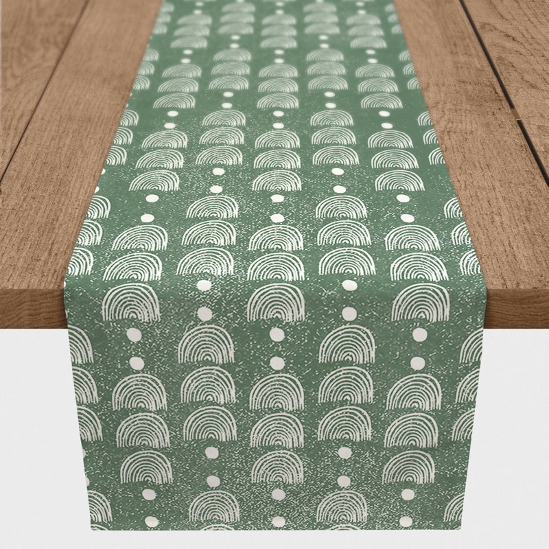 Chemin de table Whisler, Vert