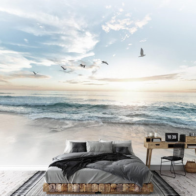 Coastal Beachy Peel & Stick Clear Border