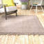 Tapis rayé en jute naturel tissé à la main Fitzwater-1891923060