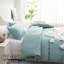 Microfiber Solid Colour Duvet Cover Set with Pillow Shams Included-122548820