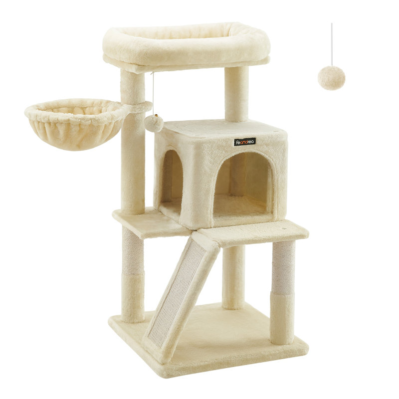 37.8" Camden Cat Tree, Beige