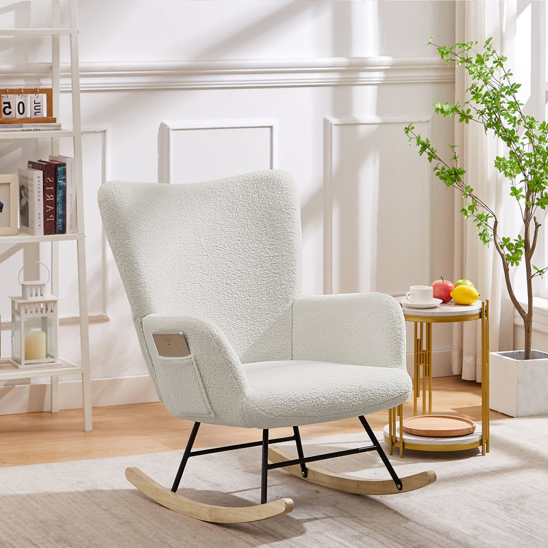 Farragut Rocking Chair, White