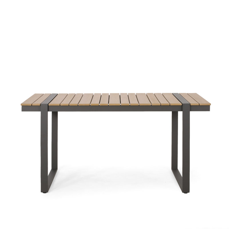 Table de salle à manger, table basse pour l'extérieur, table basse pour l'extérieur, Gris