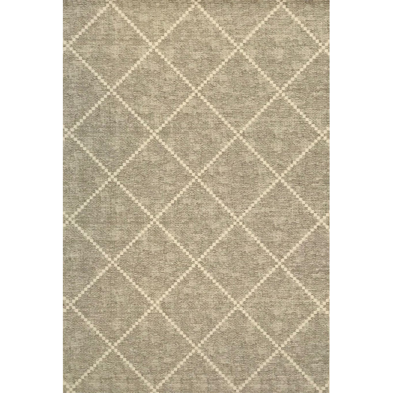 Tapis brun tissé à plat Craven Craven, Rectangle 2 pi x 3 pi 7 po
