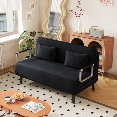 Fauteuil-lit convertible à trois volets avec dossier et coussin réglables, offrant un confort ultime pour la détente et le confort des invités.