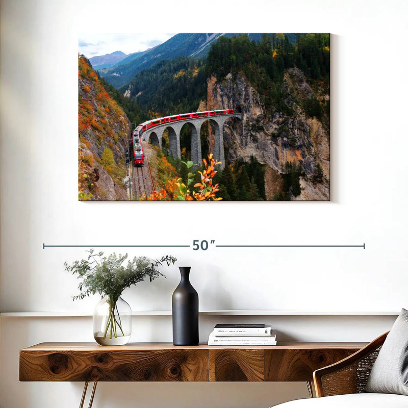 Train de viaduc Mehar Landwasser, H 26 po x l 39 po