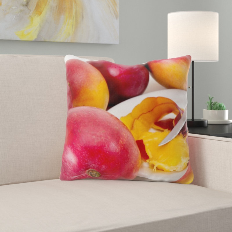 Microsuede Throw Pillow