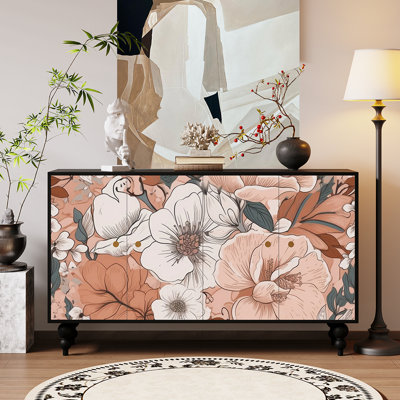 Retro minimalist high-end sideboard