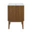 Meuble-lavabo autoportant 24 po Bosse en chêne brun avec comptoir Bosse-121676151-105940855-105940851