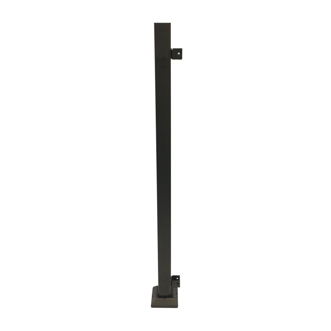 Fe26 Steel Railin.g End Post Fortress Building Products 