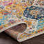Traditional Rug, Bordered Floral Easy to Clean Rug For Living Room, Dining Room, Bedroom-987130541