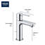 Lineare™ 7.38" Single Hole Bathroom Faucet-1930831238