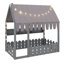 Lit de sol pour enfants de style Montessori équipé d'une barrière de sécurité, d'un auvent, d'un éclairage et de trois unités de rangement-1230031987-1230031988
