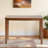 Empress 43-Inch Natural Brown Finished Wood Dining Table-1627556656-1627556657
