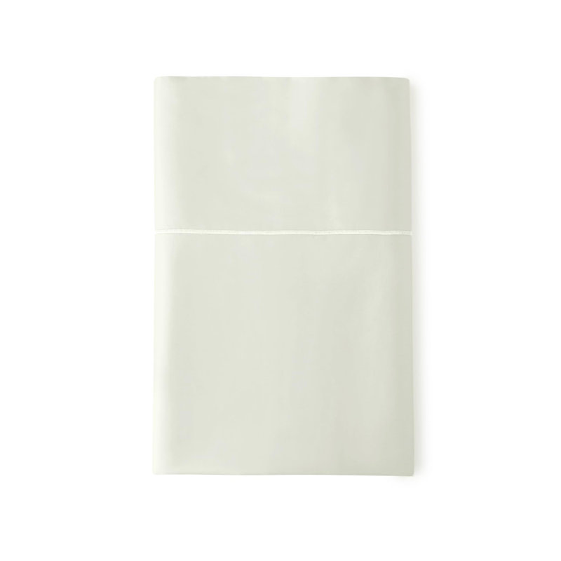 Whisper Organic Certified Organic King Flat Sheet Only - 100% Organic Cotton Sheets With Luxurious Soft And Breathable 300 Thread Count Sateen Weave Finish - Gots & Fairtrade Certified (King, Pastel Green)
