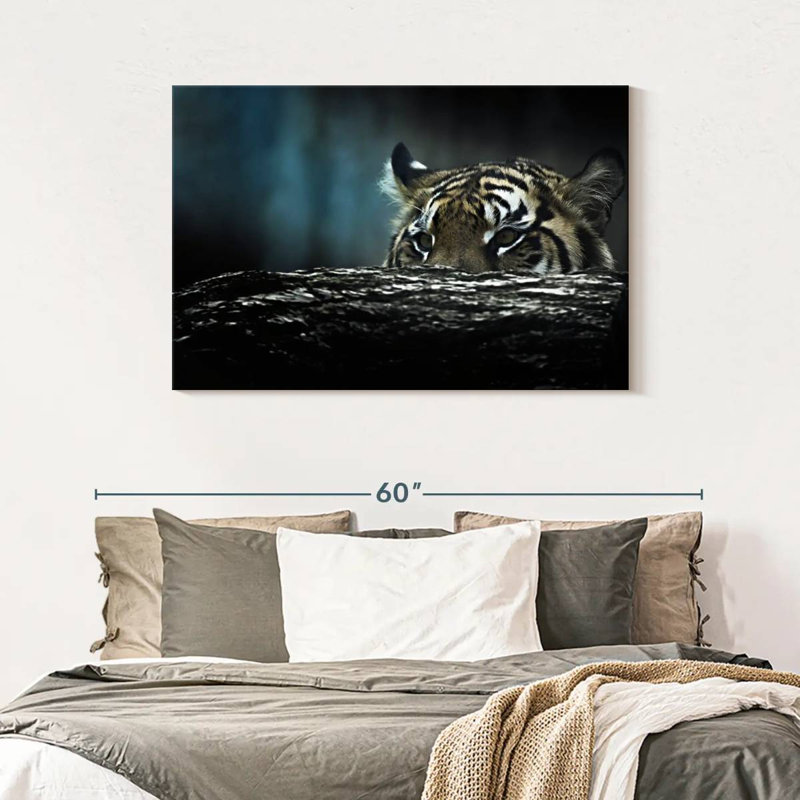 Brampt Tiger Hunting, 30" H x 45" W
