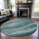 Premium Machine Washable Krause AMF1141 Swirls Rug