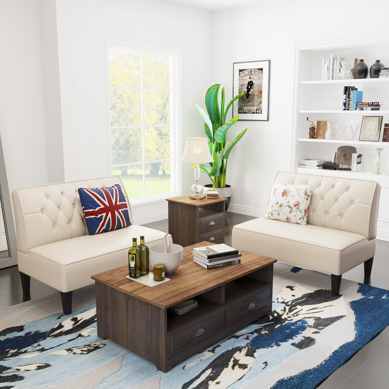 Causeuse Allita, Beige